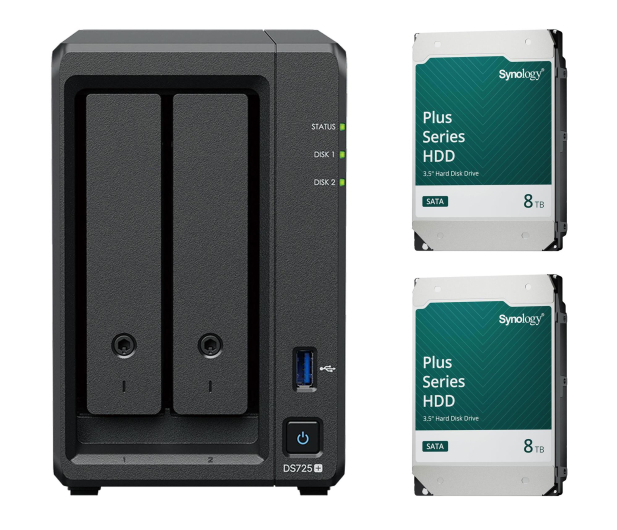 Synology DS725+ (2x 8TB HDD HAT3320-8T) - 1350928 - zdjęcie